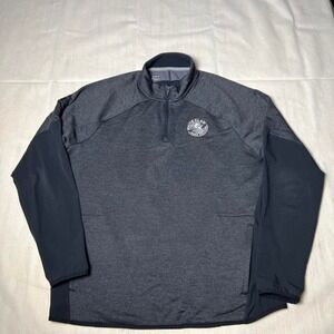 White Claw Hard Seltzer gray & black quarter zip sweatshirt